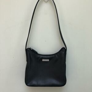 Nine West Black Zipper Small y2k Black Shoulder Purse